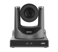 SMTAV 20X Optics Zoom 4KP60UHD NDI PTZ Camera, Support AI Auto Tracking and POE with Network IP Live Streaming, Simultaneous NDMi 3G-SDI and USB2.0 Video Output, for Conferences, Church, Teaching