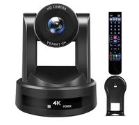 SMTAV 4K PTZ Camera,10X Optics Zoom, HDMI SDI USB and IP Streaming Output, for Churches, Schools, Video conferences and Live Streaming. (10X, SDI+HDMI+USB3.0+IP)