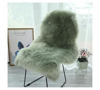 SMTCM Faux Lambskin Sheepskin Rug 60 x 100 cm Imitation Lambskin Carpet Longhair Fur Look Fluffy Soft Fur Rug Chair Cushion Floor Rug Seat Skins Imitation Wool Mat for Sofa Living Room
