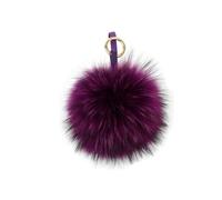 SMTCM Pom Pom Keyring 1 Piece Plush Bobble Pendant Fur Ball Ornament Fur Pompom Bag Pendant Plush Balls Fur Pompom for Girls Women Handbag Car Mobile Phone Key Decoration