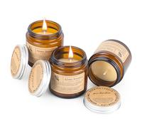 smtfcty Scented Candles 3 pcs Natural Soy Wax Aromatherapy Candle Gift Set for Women,Sleep Candles Gifts for Women Bath Yoga Men Birthday Gifts Valentine's Day, Anniversary, Mother's Day