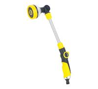 smtfcty Watering Lance Garden Hose Pipe Spray Gun Long Handle with 8 Spray Patterns,180° Rotating Extended Spray Nozzle Hose Wand for Hanging Basket, Plants Lawns Watering, Pets Shower, Car Wash
