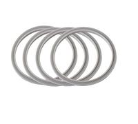 SMTHOME 4X Gray Replacement Rubber Gasket Seal Ring for Nutri Bullet Nutribullet 900W Blender Lip