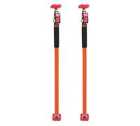 SMTOER 2-Pack Cabinet Jacks & Adjustable Support Poles - 3rd Hand Cabinet Jack System for Cabinet Installation, Cargo Securing 35-64” Self-Locking, 260LB Telescoping Pole for Drywall, Dust Barrier