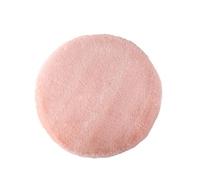 Round Seat Cushion Faux Fur Warm Stuffed Chair Cover Shaggy Area Rugs Floor Mat Furry Sofa Pad Decorative For Bedroom Pouf Car Home Sofa Tatami,Pink-1 PCS