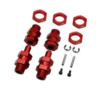 smTSRC 24mm RC Car Wheel Nuts and Wheel Hex Drive Hub Adaptor Kit Red for 1/5 Scale Baja Buggy HPI Rovan Rofun Baja 5B 5T 5SC RC CAR Truck Parts