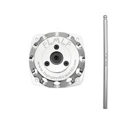 smTSRC CNC Aluminium RC Electric Rotor Starter for 23-30CC Engines 1/5 HPI KM Rc Buggies Baja FG Rovan GoPed Losi 5ive T RedCat RC Car Parts (Silver)