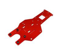 smTSRC Metal Chassis for 1/5 HPI Baja RV KM 5B 5T 5SC RC Car Parts (Red)