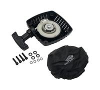 smTSRC Pull Starter with Dust Cover for 23-30.5cc Fit 1/5 HPI RV KM FS LOSI FG GOPED (Flat metal core)