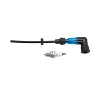 smTSRC Visible Flash Ignition Coil Cap and Spark Plug Kit for 1/5 Hpi Rofun Km Rovan Baja LT FG GoPed Redcat for 23cc-71cc Engines RC Car Parts (Blue)