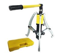 SMTYXS 15 Ton Hydraulic Gear Puller Wheel Bearing Separator Tools W/Case Adjustable Two Three Jaws For Garage Repair Shop Strong Pulling