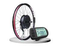 SMTYXS 72V 3000W Electric Bike Conversion Kit Rear Rotate Wheel Hub Motor Dropout 135mm For E-Bike 20/26/27.5/28/29inch(3000W LCD5 Set,24in)