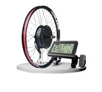 SMTYXS 72V 3000W Electric Bike Conversion Kit Rear Rotate Wheel Hub Motor Dropout 135mm For E-Bike 20/26/27.5/28/29inch(3000W LCD3 Set,24in)