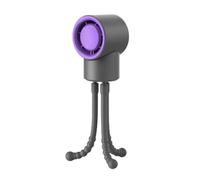 SMTYXS Baby Stroller Fan Bladeless Portable Clip On Rechargeable USB Charging On Summer Cooling Powerful Cooling(Grey)