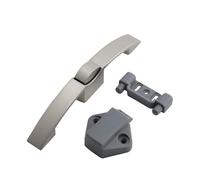 SMTYXS RV Push Button Pull Locks Furniture Cabinet Doors Curved Bow Handle Pop Storage Door Solid(L15982)