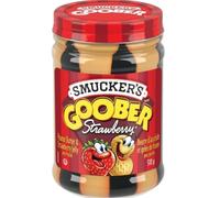 Smucker's Goober Peanut Butter & Strawberry Jelly Stripes - 18 oz Glass Jar