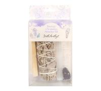 Smudge Kit With Amethyst & Selenite For Energy Cleansing & Positivity