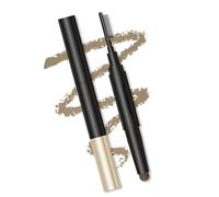 Smudge-proof eyebrow pencil, 2-in-1 eyebrow pencil, easy to apply and shape, long-lasting waterproof and sweatproof, creating a natural and refined makeup effect.