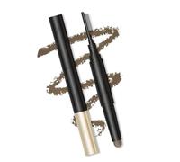 Smudge-proof eyebrow pencil, 2-in-1 eyebrow pencil, easy to apply and shape, long-lasting waterproof and sweatproof, creating a natural and refined makeup effect.