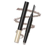 Smudge-proof eyebrow pencil, 2-in-1 eyebrow pencil, easy to apply and shape, long-lasting waterproof and sweatproof, creating a natural and refined makeup effect.