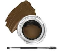 Smudge-Proof Eyebrow Tint Pomade - Fill, Shape, & Dye Brows with Highly Pigmented, Sweat Resistant Cream, Dual-Ended Brush for Precise Application - Light Brown