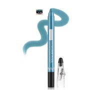 Smudge-Proof Glitter Eye Makeup, Creamy Crayon Eyeshadow & Eyeliner Stick with Built-in Sharpener - Long-Lasting Waterproof Shimmer Eye Pencil (11#LAKE BLUE)