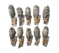 Smudge Stick, Torch White Sage and Selenite 4", Pack of 10