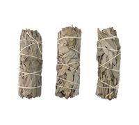 Smudge Stick, White Sage 4", Pack of 3
