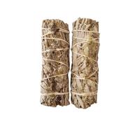 Smudge Stick, White Sage and Copal Resin 4", Pack of 2