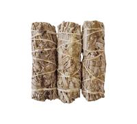 Smudge Stick, White Sage and Copal Resin 4", Pack of 3