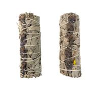 Smudge Stick, White Sage and Lavender 4", Pack of 2