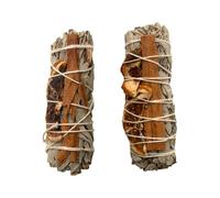 Smudge Stick, White Sage, Cinnamon and Orange 4", Pack of 2