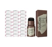 Smudgeproof Eyebrow Stamps Set with 24pcs Stencils Waterproof Natural Looking Brow Shaper for Everyday Makeup Eyebrow Stamps and Stencil Set