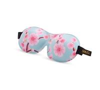 SMUG 100% Blackout Sleep & Eye Mask | Eyelash Extension Friendly | Eye Masks for Sleeping | Sleep Masks for Women & Men | Straps for Dream Comfort & Adjustability | Cherry Blossom