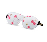 SMUG 100% Blackout Sleep & Eye Mask | Eyelash Extension Friendly | Eye Masks for Sleeping | Sleep Masks for Women & Men | Straps for Dream Comfort & Adjustability | Blue Cherries