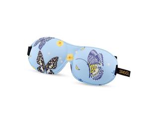 SMUG 100% Blackout Sleep & Eye Mask | Eyelash Extension Friendly | Eye Masks for Sleeping | Sleep Masks for Women & Men | Straps for Dream Comfort & Adjustability | Butterflies
