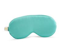 SMUG Cloud Padded Satin Sleep Mask Eye Cushions | 100% Blackout | Skin & Hair Friendly | Improve Sleeping | Plush Sleep Masks for Women & Men | Elasticated Strap for Dream Comfort | Aqua