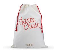 SMUG ‘Santa Crush’ Drawstring Large Reusable Sack for Presents, Toys & Stocking Fillers | Xmas Santa Present Bag | Eco-Friendly Alternative to Wrapping Paper