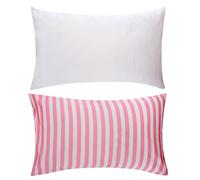 SMUG Satin Pillowcases 2 Pack | Luxury Satin Pillowcases | Silky, Cooling Covers for Frizz-Free Hair & Smooth Skin, Anti-Wrinkle with Envelope Closure for Women (Standard/Queen) | Candy Shop