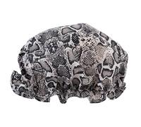 SMUG Shower Cap - Waterproof Shower Cap with Elastic Lining - Three Prints Available - Showers, Cooking, Spa Salon, Sleeping, Makeup - Shower Caps For Women UK Long Hair Short Hair - Snake