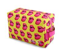 SMUG Wash Bag | Waterproof Travel Toiletry Bags for Travelling, Gym, Shower, Shaving, Toiletries, Cosmetics & Makeup Bag | Large Washbag for Men & Women | Stylish, Spacious & Easy to Clean| Mouth