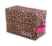 SMUG Wash Bag | Waterproof Travel Toiletry Bags for Travelling, Gym, Shower, Shaving, Toiletries, Cosmetics & Makeup Bag | Large Washbag for Men & Women | Stylish, Spacious & Easy to Clean | Leopard