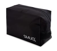 SMUG Wash Bag | Waterproof Travel Toiletry Bags for Travelling, Gym, Shower, Shaving, Toiletries, Cosmetics & Makeup Bag | Large Washbag for Men & Women | Stylish, Spacious & Easy to Clean | Black