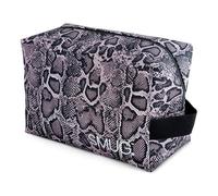 SMUG Wash Bag | Waterproof Travel Toiletry Bags for Travelling, Gym, Shower, Shaving, Toiletries, Cosmetics & Makeup Bag | Large Washbag for Men & Women | Stylish, Spacious & Easy to Clean | Snake