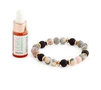 Smug Women's Lava Bead Aromatherapy Bracelet with Essential Oil in Green Smug Green One Size