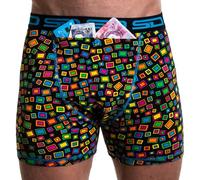 Smuggling Duds Boxer Brief Shorts - Anti Theft, Pickpocket Proof, Travel Pocket Underwear