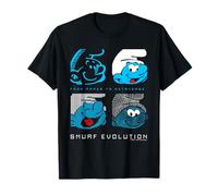 Smurf Evolution from Paper to Metaverse Smurfs Movie T-Shirt