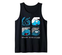 Smurf Evolution from Paper to Metaverse Smurfs Movie Tank Top