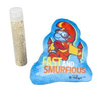 Smurfette plush cat toy with catnip Duvoplus