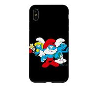 Smurfs Big Papa Smurfette Brainy Cartoon 80s 90s Pose Retro Case for iPhone XS Max